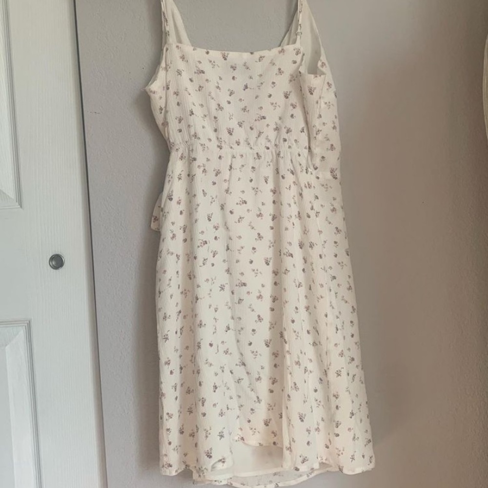 Hollister floral wrap dress